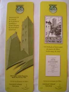Libromarkilo omaĝe al la 125 datreveno de Esperanto